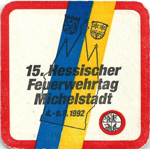 michelstadt erb-he michel quad 2b (185-feuerwehrtag 1992) 